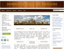 Tablet Screenshot of domingo-law.com